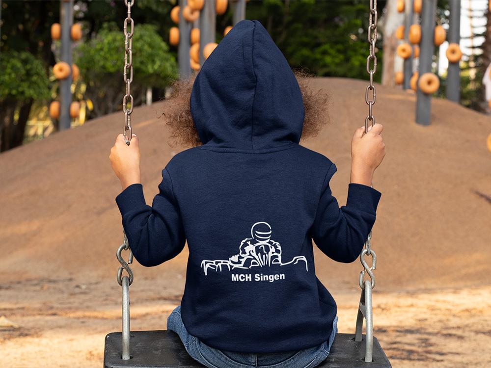 MCH Singen Kart Logo Hoody KINDER dunkelblau 1